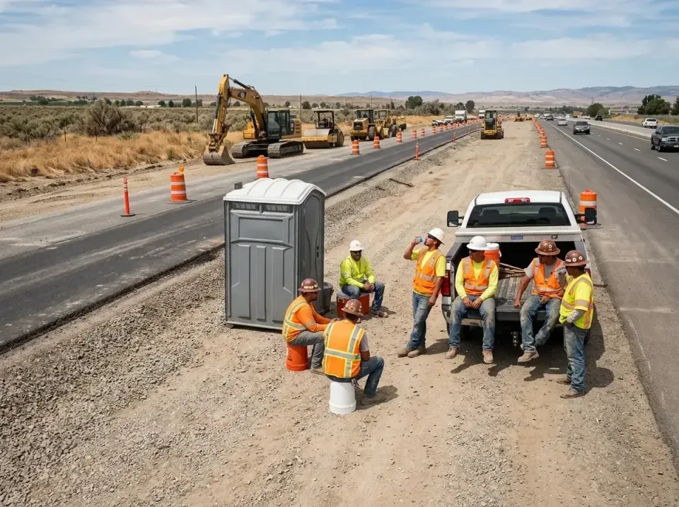 highway-road-construction-crew-007 — frequently asked questions, Porta Potty and Restroom Rentals in Lordship, CT